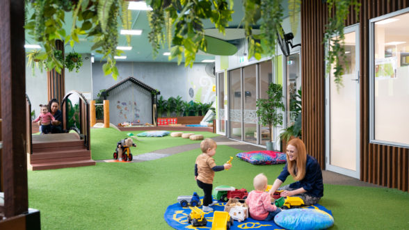 South Brisbane Nursery outdoor area
