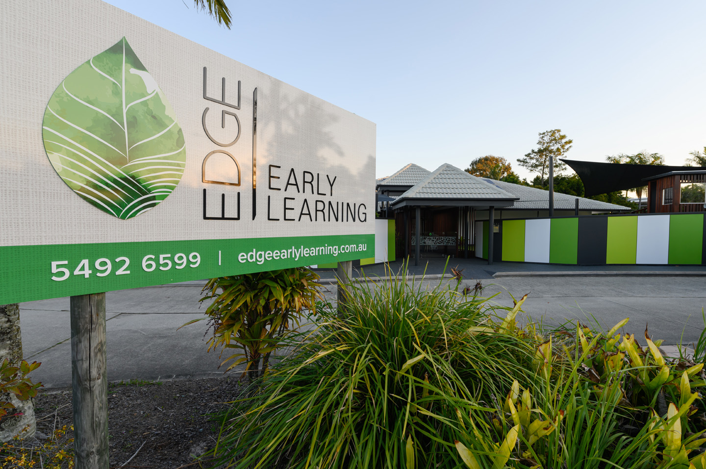 Sign at Edge Early Learning Centre